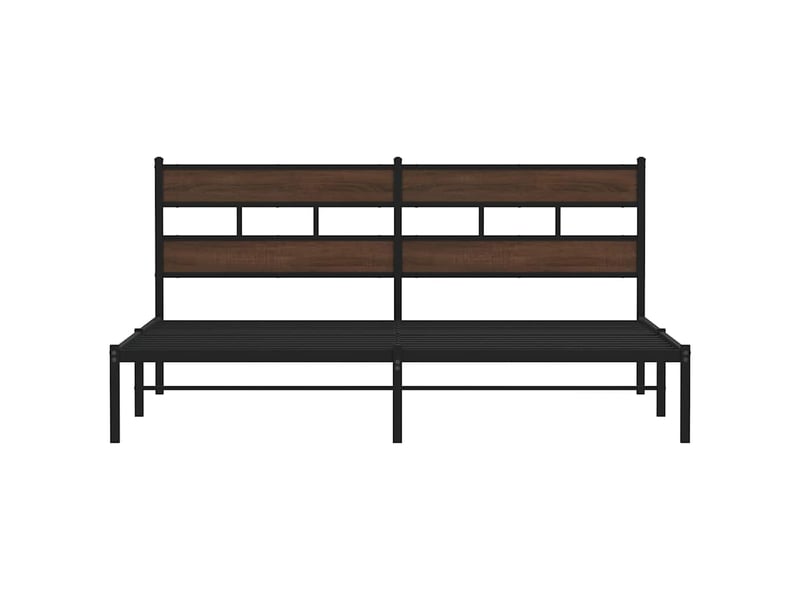  Lit double- lit adulte -  cadre de lit sans matelas avec tête de lit 200x200 cm  - Conforama C