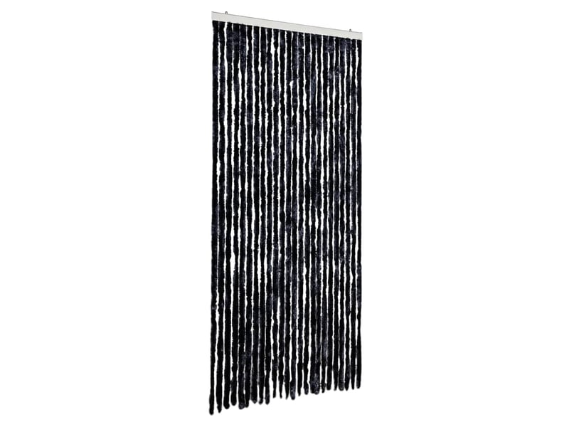  Rideau anti-mouches, moustiquaire anthracite 100x200 cm chenille cf43484  - Conforama A