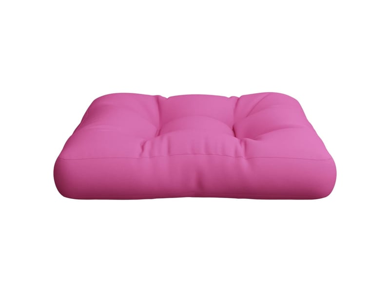  Coussin de palette, coussin de chaise, coussin de canapé rose 58x58x10 cm tissu oxford cf55431  - Conforama E