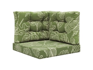 Coussin de canapé d'extérieur, coussin de chaise polyester modèle feuille cf54109