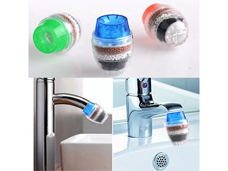  Mini filtre à eau purificateur de robinet purificateur de charbon outil maison(vert)  - Conforama C