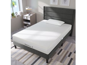 Matelas 90x200 cm MODENVIE   Mousse soutien Medium épaisseur 20 cm