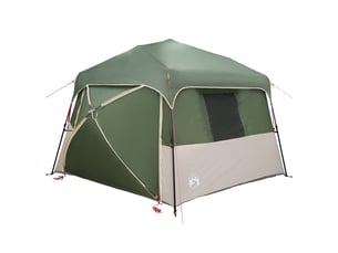 Tente instantanée camping avec auvent 12 personnes et système de libération rapide shl1126