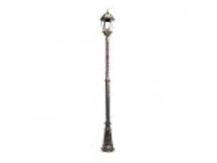 Lampadaire extérieur fabrilamp regulus 1 x e27 bicolore ip44 163,5-230 x 25 x 25 cm