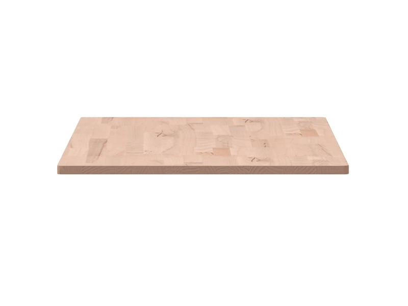  Comptoir de salle de bain, plan de travail 80x40x1,5 cm bois massif de hêtre cf65764  - Conforama E