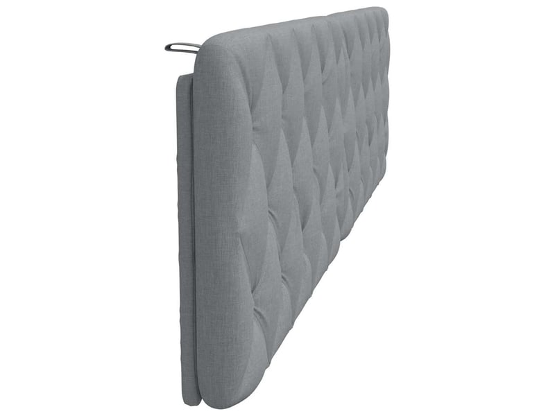  Coussin de tête de lit gris clair 200 cm tissu cf55944  - Conforama E