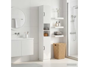 Colonne de salle de bain avec étagère ouverte hoorn shl4197