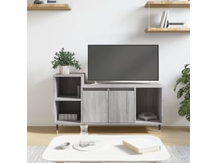 Meuble tv coloris gris 100 cm <strong></strong>  <strong></strong>
