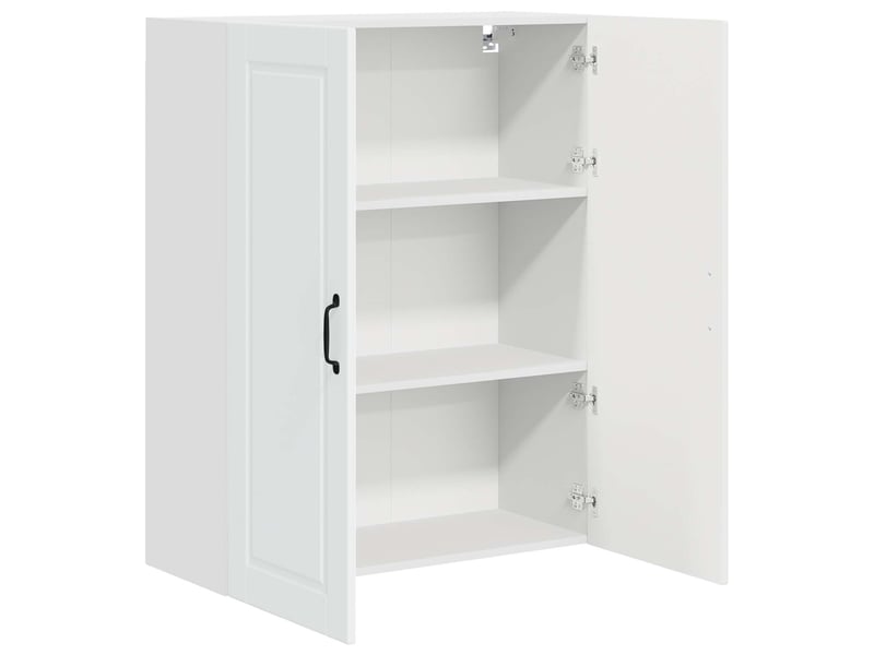 Meuble mural de cuisine, armoire de cuisine blanc 80x31x100cm bois d'ingénierie shl2340 - Conforama E