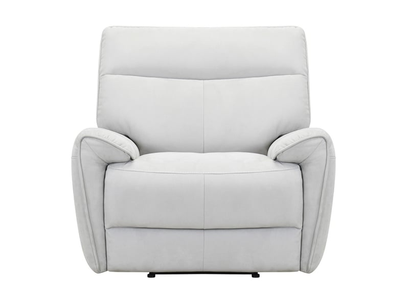 Fauteuil relax motorisé en tissu microfibre gris clair – connor - Conforama C