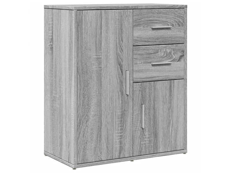  Buffets 2 pcs - bahut - meuble de rangement sonoma gris 60x31x70 cm bois d'ingénierie  - Conforama D