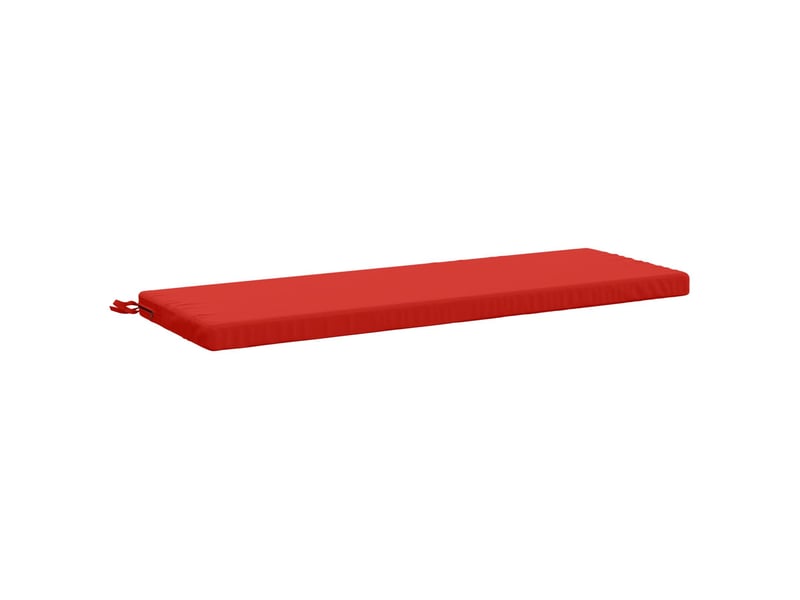 Lot de 2 coussins de banc, coussins d'assise soest 100 % polyester rouge cf57406 - Conforama D