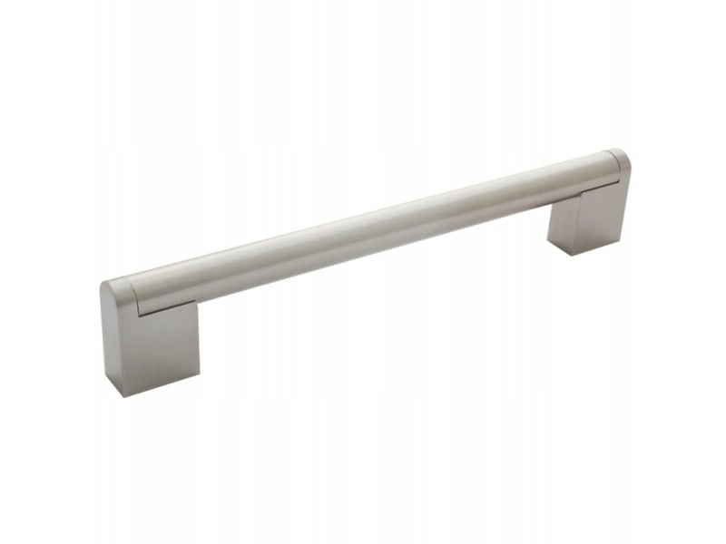  Tirant de meuble en barre métallique 160 mm, couleur acier inoxydable  - Conforama D