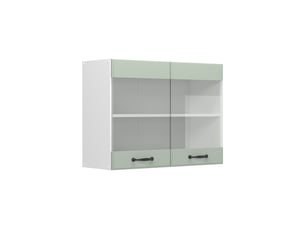 Vicco armoire en verre, mint campagneblanc, 80cm