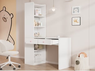 Bureau enfant LEYTN 120 cm coloris blanc
