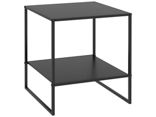 Table basse carré(e) coloris noir <strong></strong> <strong></strong> - 40 cmx40 cm