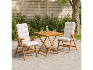 Lot de 2 coussins de chaise à dossier haut vianen cf59301