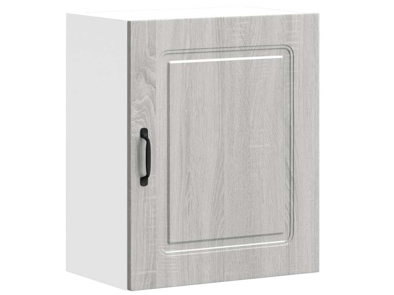Meuble de rangement, armoire murale de cuisine kalmar en bois d'ingénierie gris sonoma - Conforama A