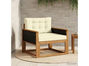Vidaxl sofa de milieu extérieur naturel