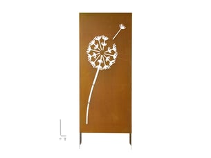 Vevor panneau brise vue métal paravent extérieur décoratif autoportant 60x158 cm