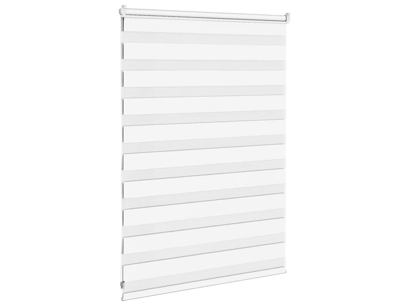  Store zèbre, store de fenêtre blanc 115x100 cm largeur du tissu 110,9cm polyester cf48351  - Conforama D