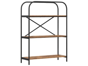 Étagère 3 niveaux, étagère de rangement 80 x 30 x 109 cm bois d'ingénierie shl1467