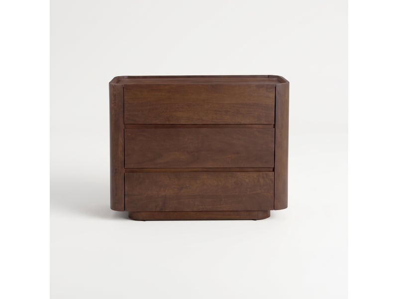  Commode en bois de manguier finition noyer-aldo Aldo - Conforama A