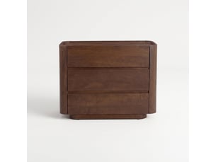 Commode en bois de manguier finition noyer-aldo