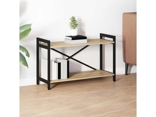 Étagère de rangement 80 x 30 x 50 cm bois d'ingénierie chêne sonoma