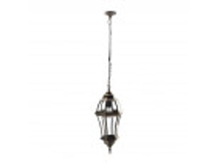 Suspension extérieure fabrilamp becrux e27 ip44 hauteur réglable noiror