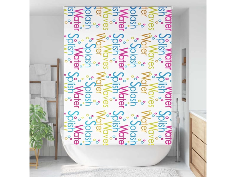  Store enrouleur de douche, store à rouleau 150x240 cm largeur du tissu 146 cm cf45017  - Conforama A