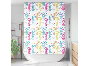 Store enrouleur de douche, store à rouleau 150x240 cm largeur du tissu 146 cm cf45017