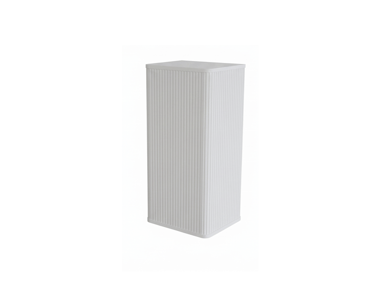  Meuble de rangement mural 36x29x75 cm à porte push-to-open mdf blanc  - Conforama A