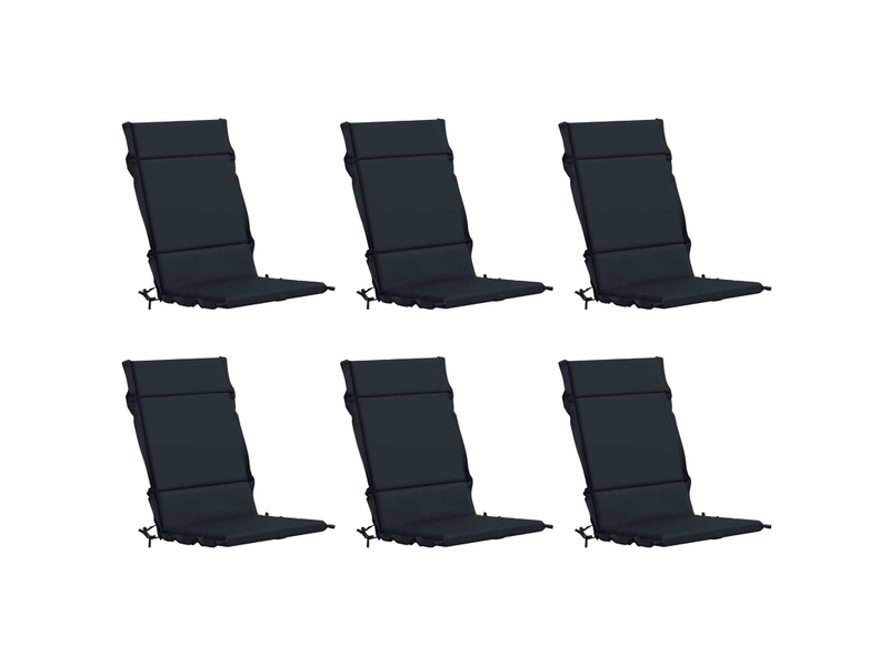  Lot de 6 coussins de chaise à dossier haut gemert cf59372  - Conforama A