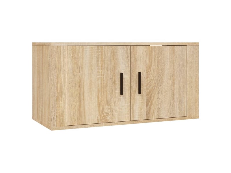  Ensemble de meubles tv 3 pcs chêne sonoma bois d'ingénierie shl94516  - Conforama D