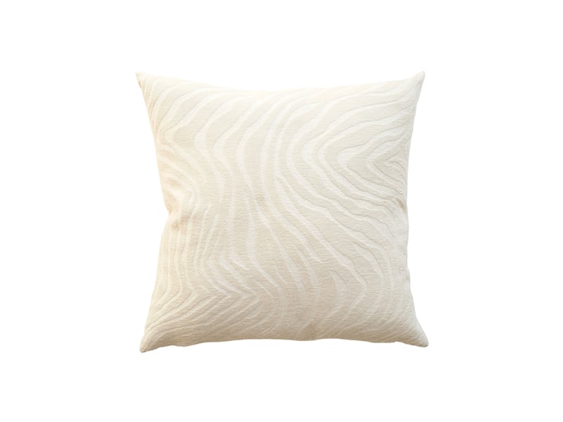  Coussin décoratif carré en velours jacquard à motif zébré 40x40 cm  - Conforama A