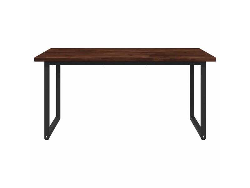 Table à manger, table de salle à manger carrée 160x70x75 cm bois d'acacia massif shl82264 - Conforama C