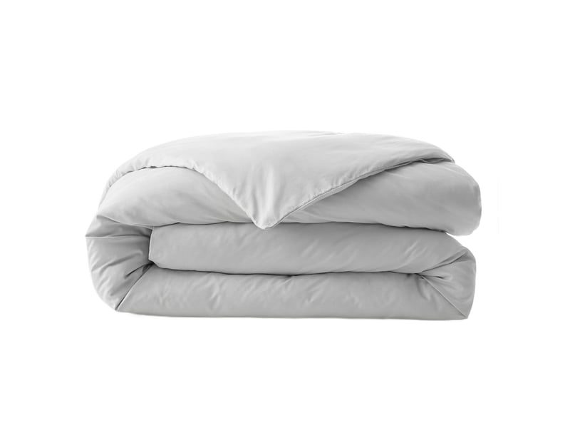 Housse de couette 140x200 cm percale de coton neige PD25273 - Conforama A