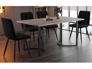 Ensemble table rectangulaire  4 chaise(s)  <strong>REDOM</strong> <strong></strong> 