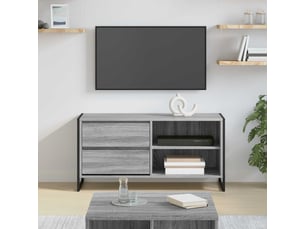 Meuble tv coloris gris 100 cm <strong></strong>  <strong></strong>