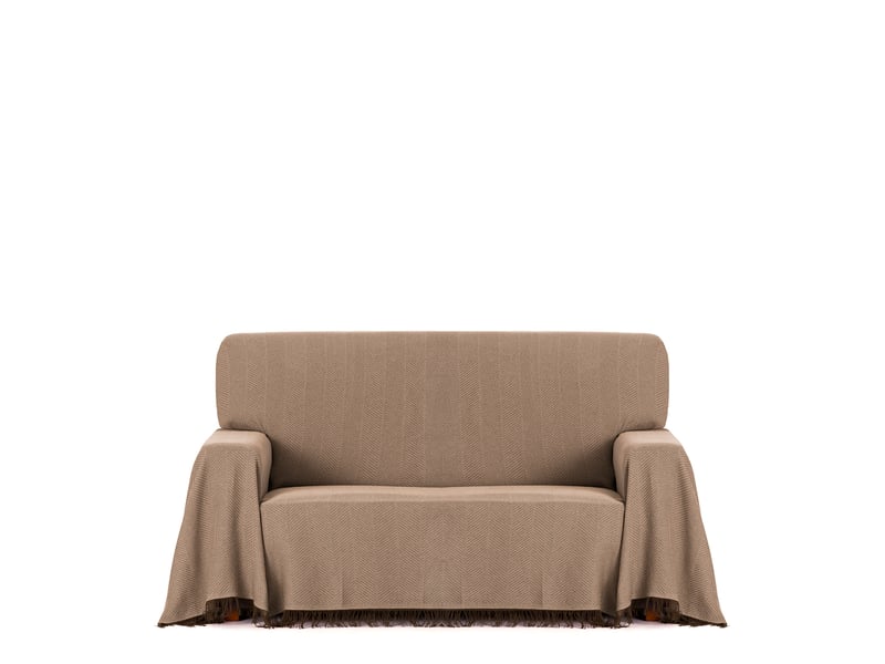 Tissu à carreaux polyvalent à chevrons 180 x 260 cm7  - Conforama A