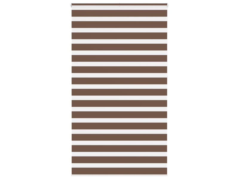  Store zèbre, store de fenêtre marron 125x230cm largeur du tissu 120,9cm polyester cf48666  - Conforama B