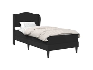 Lit simple 80x200 cm coloris noir