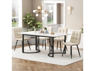 Ensemble table rectangulaire  4 chaise(s)  <strong></strong> <strong></strong> 