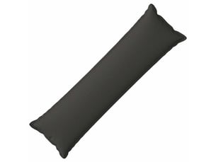 Coussin, coussin décoratif houten gris foncé 40 x 145 cm lin synthétique cf56571