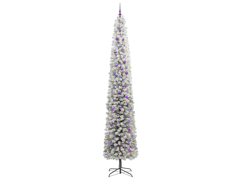 Sapin de noël - arbre de noël artificiel vert 300 cm pvc et acier et plastique - Conforama C