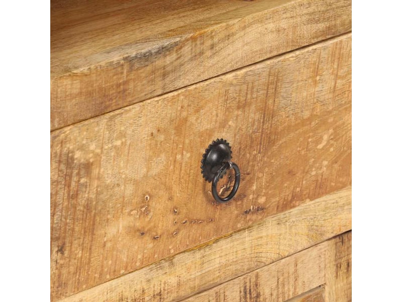  Buffet - bahut - meuble de rangement 45x32x110 cm bois de manguier brut  - Conforama E