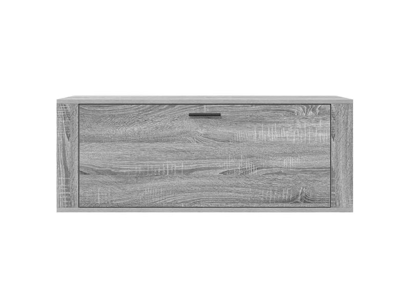  Meuble à chaussure, armoire à chaussures murale sonoma gris 100x35x38 cm  - Conforama E