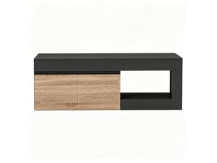 Meuble tv coloris bicolore 140 cm MIVRAY   