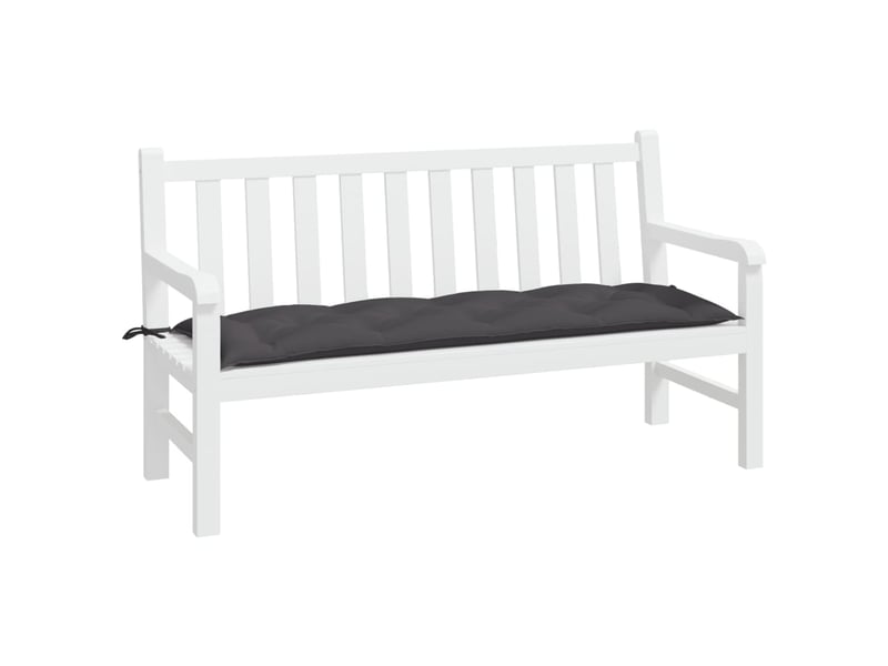  Coussin de banc de jardin, coussin d'assise anthracite 150x50x7 cm tissu oxford cf52639  - Conforama C
